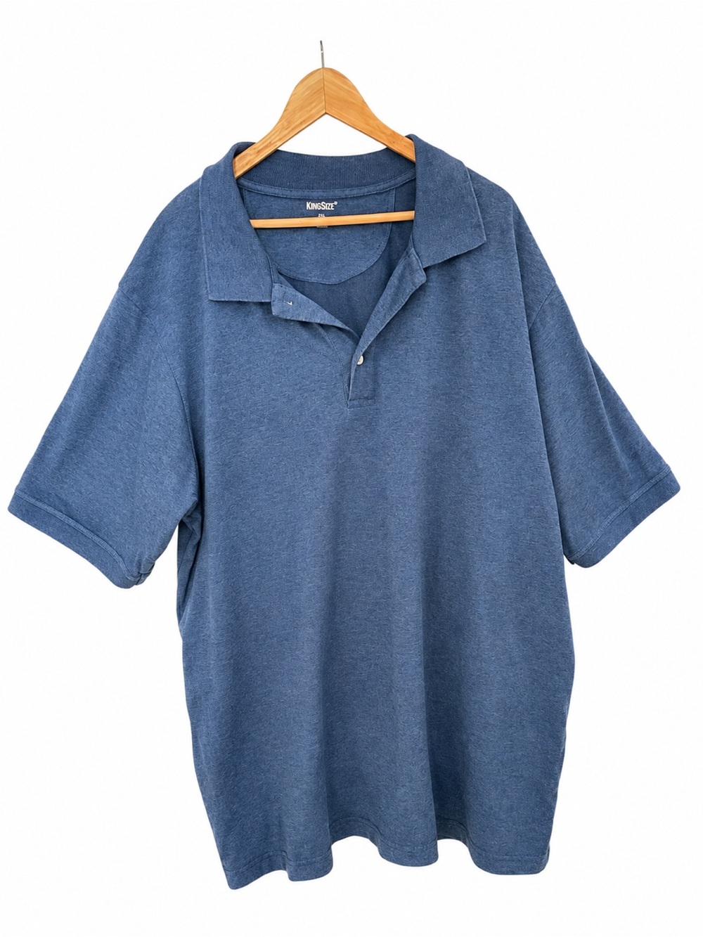Men's Blue Polo Shirt 3XL